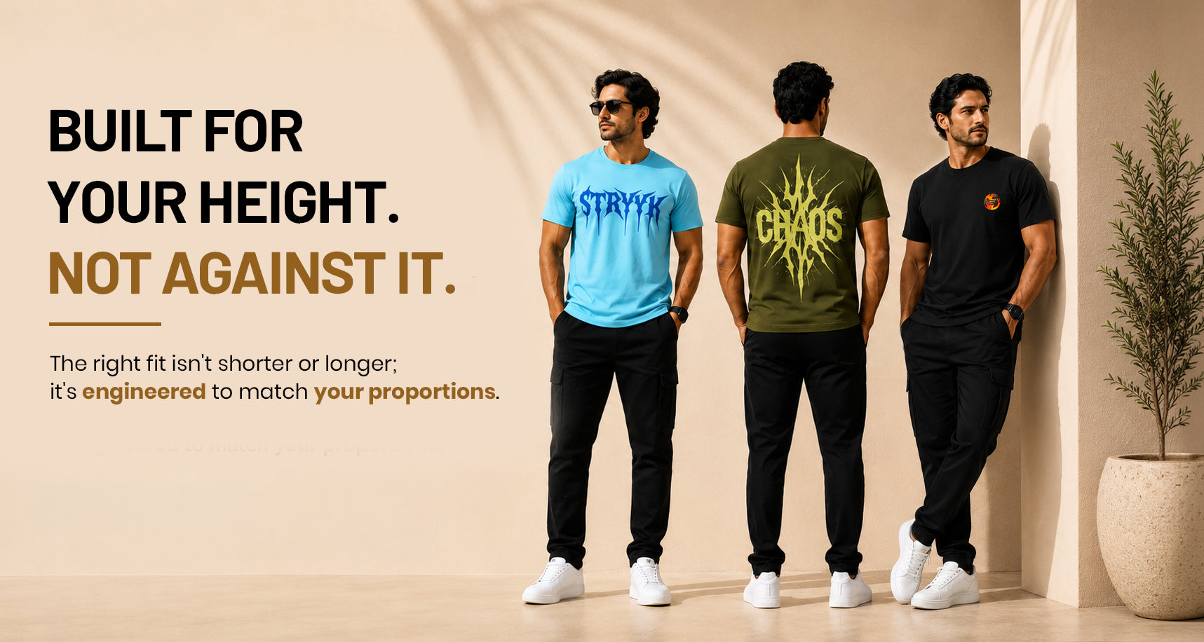 Men - Regular Body : Height Upto 5ft 10In