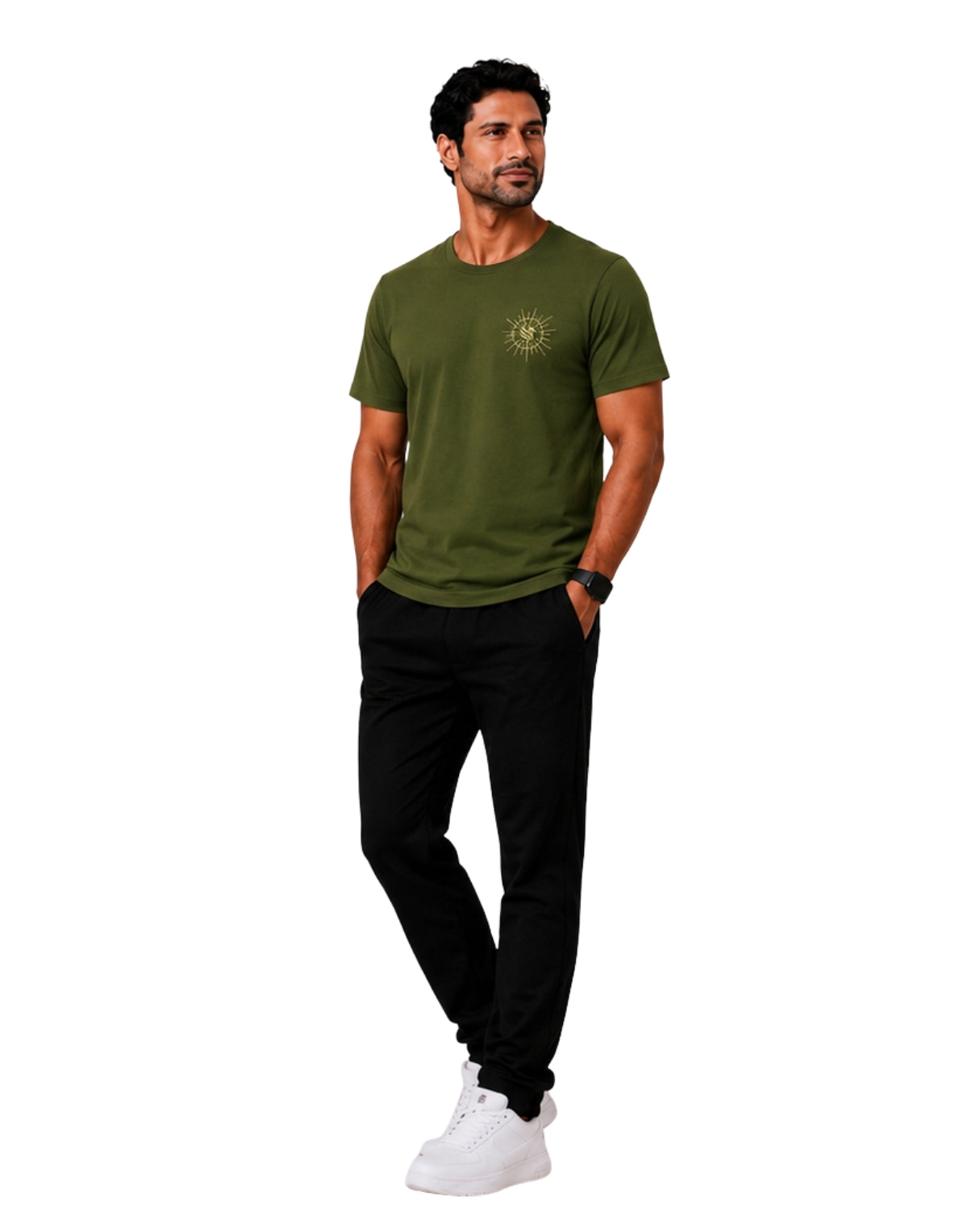 STRYYK Chaos Core Olive Green T-Shirt