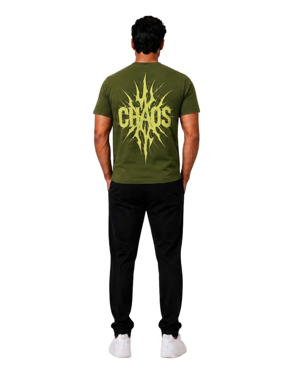 STRYYK Chaos Core Olive Green T-Shirt