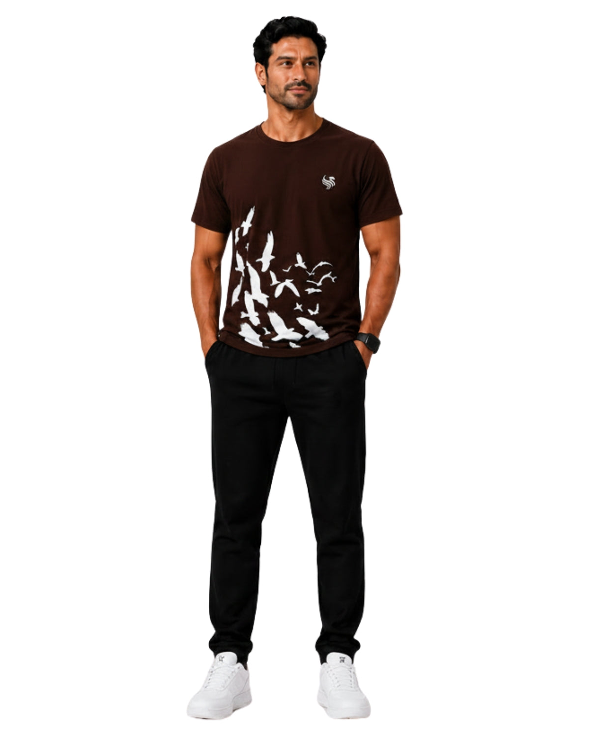 STRYYK Orbit Oversized Tee – Mocha Brown