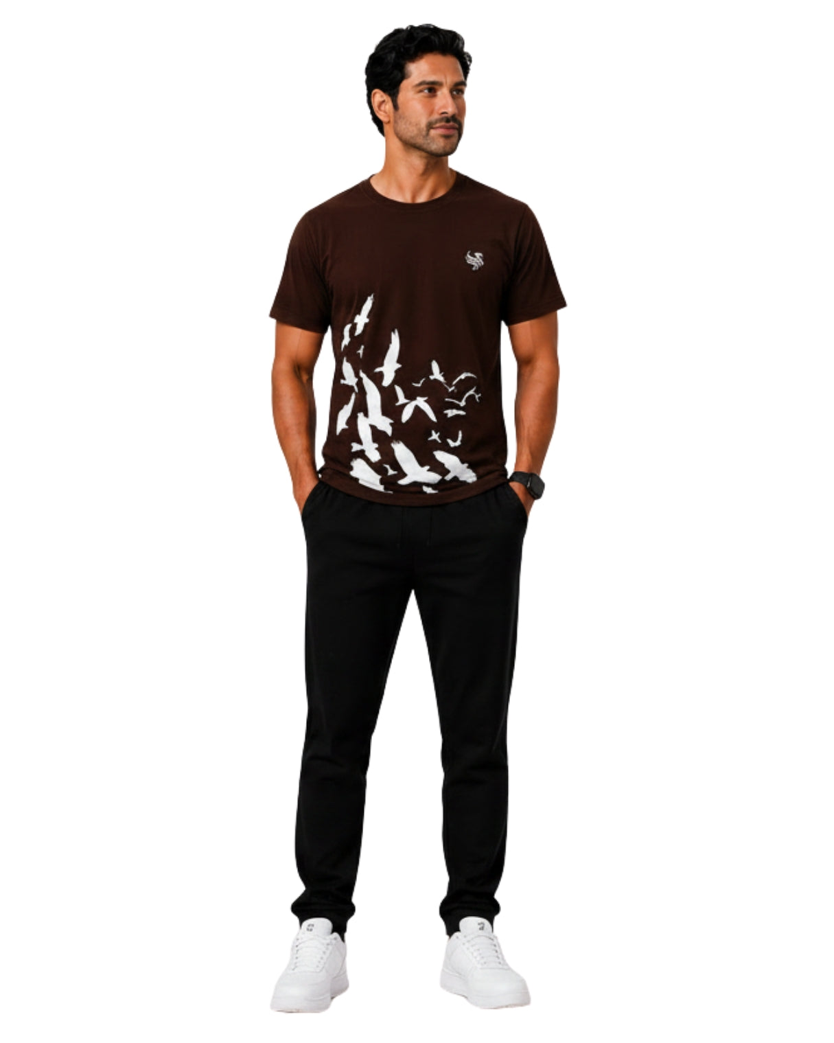 STRYYK Orbit Oversized Tee – Mocha Brown