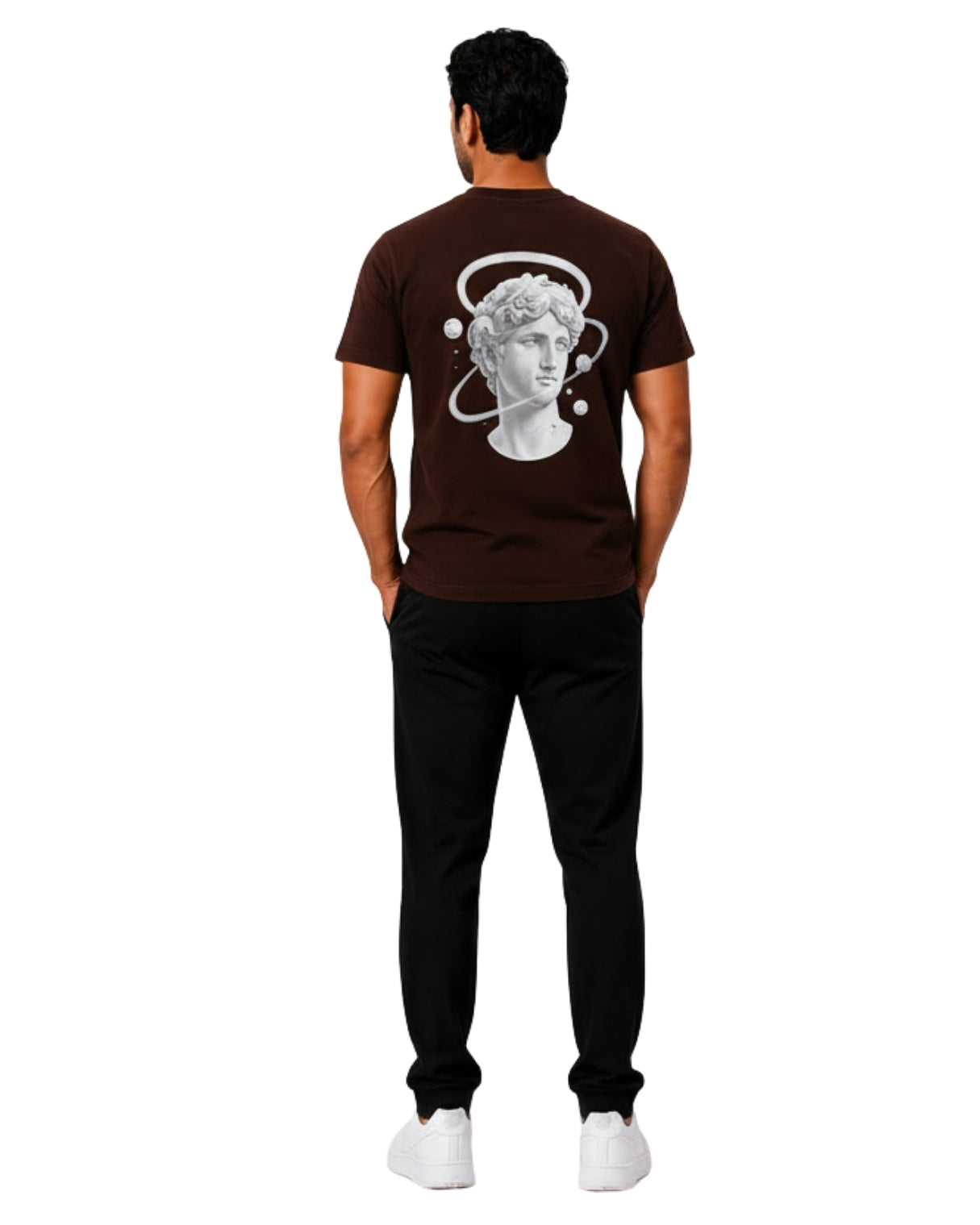 STRYYK Orbit Oversized Tee – Mocha Brown