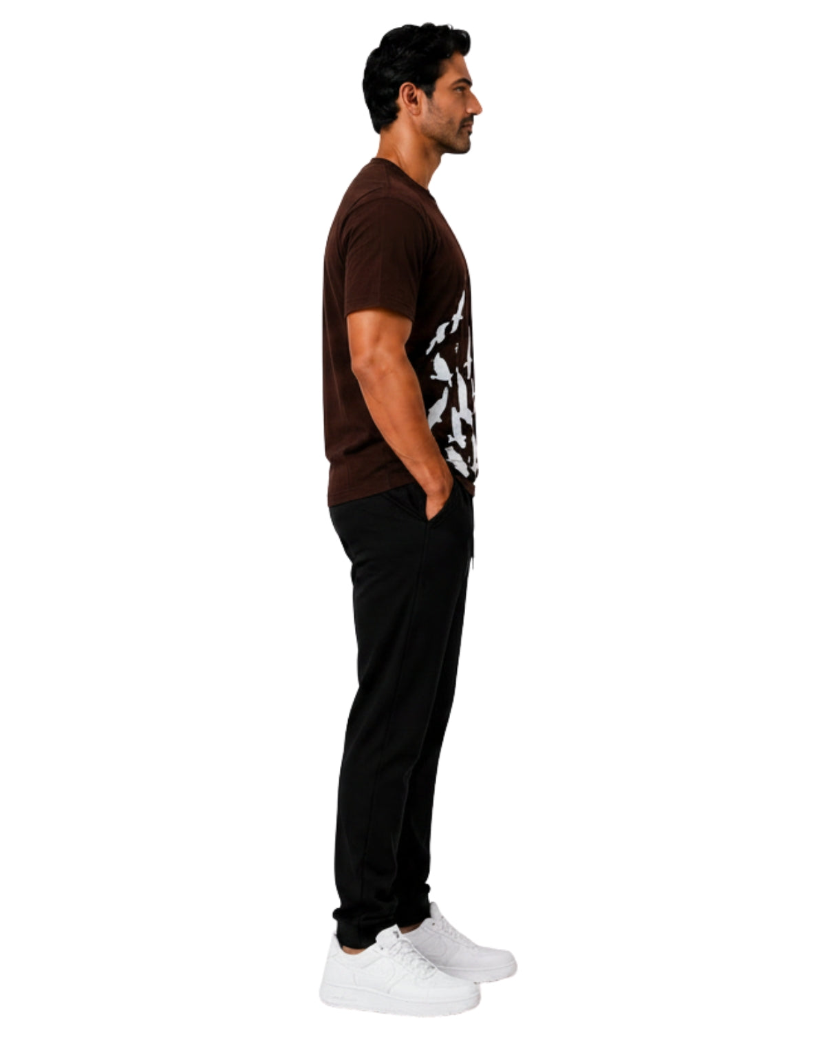 STRYYK Orbit Oversized Tee – Mocha Brown