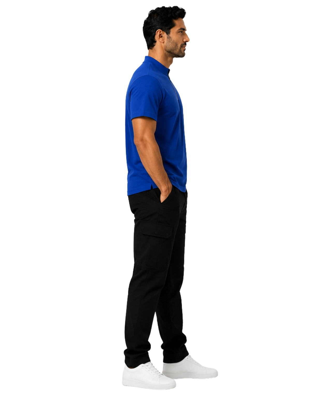 STRYYK Elevate High-Neck Tee – Royal Blue