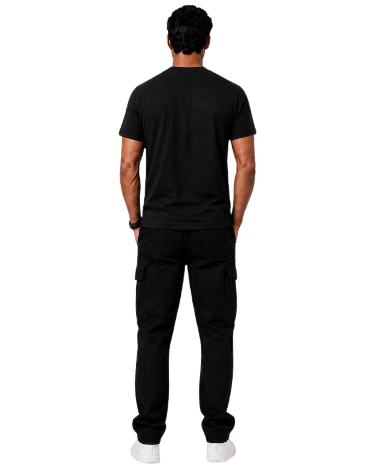STRYYK Core Embossed Tee – Stealth Black