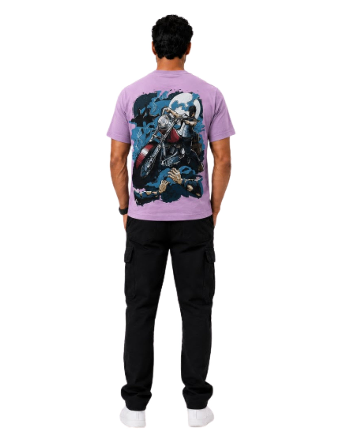 STRYYK Focused Ride Lavender Graphic T-Shirt