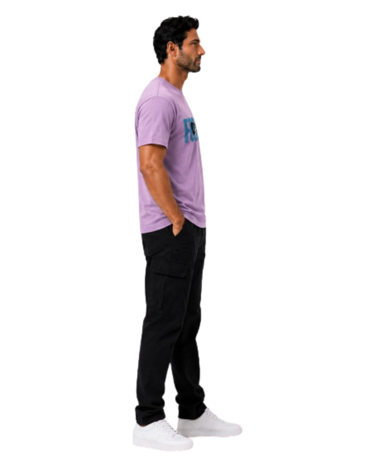 STRYYK Focused Ride Lavender Graphic T-Shirt