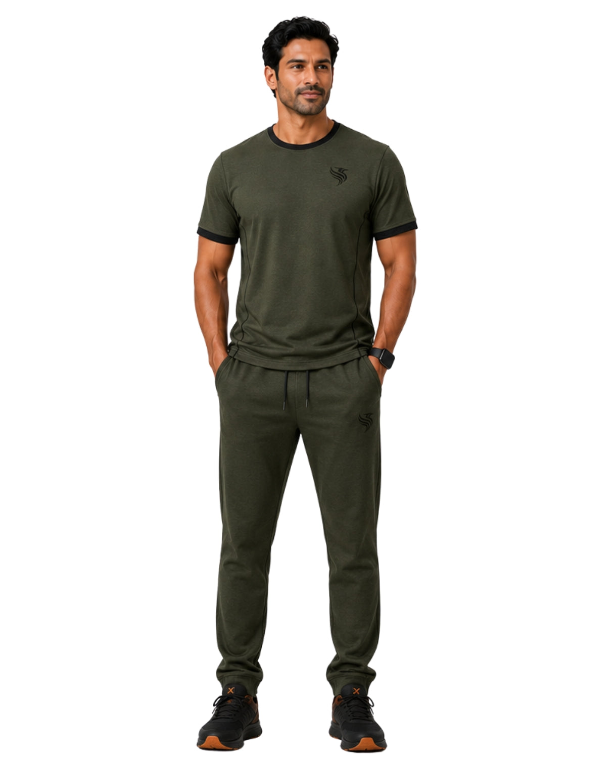 STRYYK Olive Green Performance Coord Set