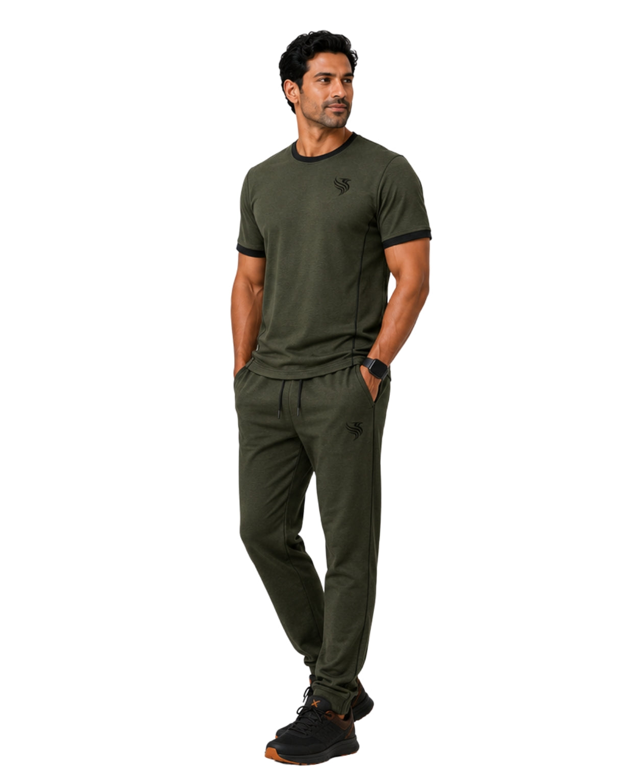 STRYYK Olive Green Performance Coord Set
