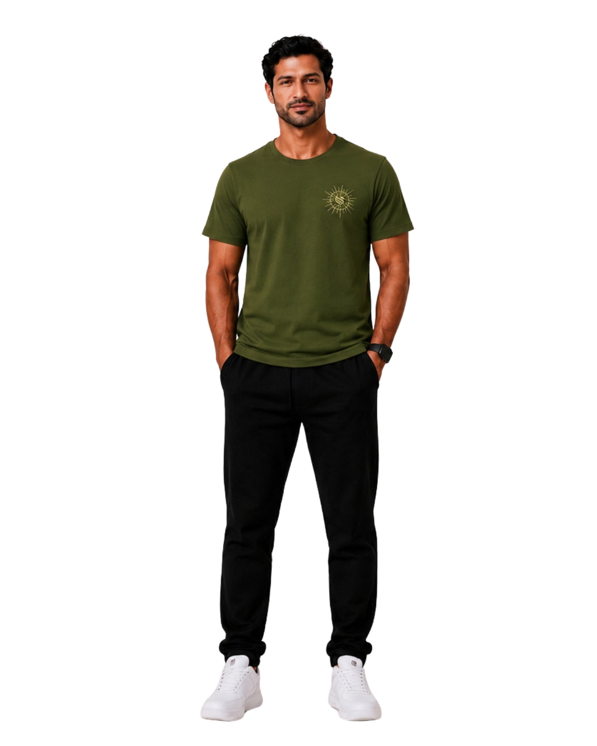 STRYYK Chaos Core Olive Green T-Shirt
