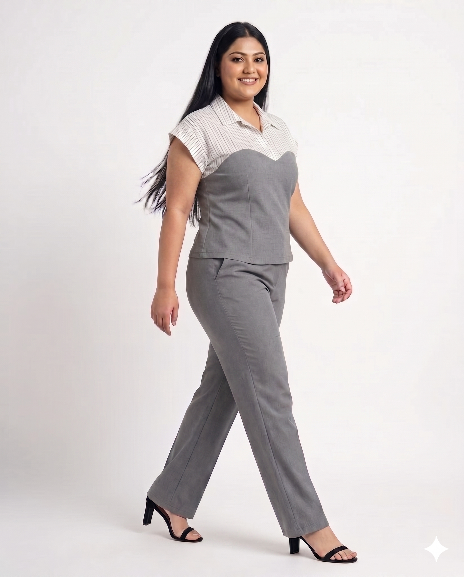 STRYYK Grace Flex Coord Set – Ash Grey