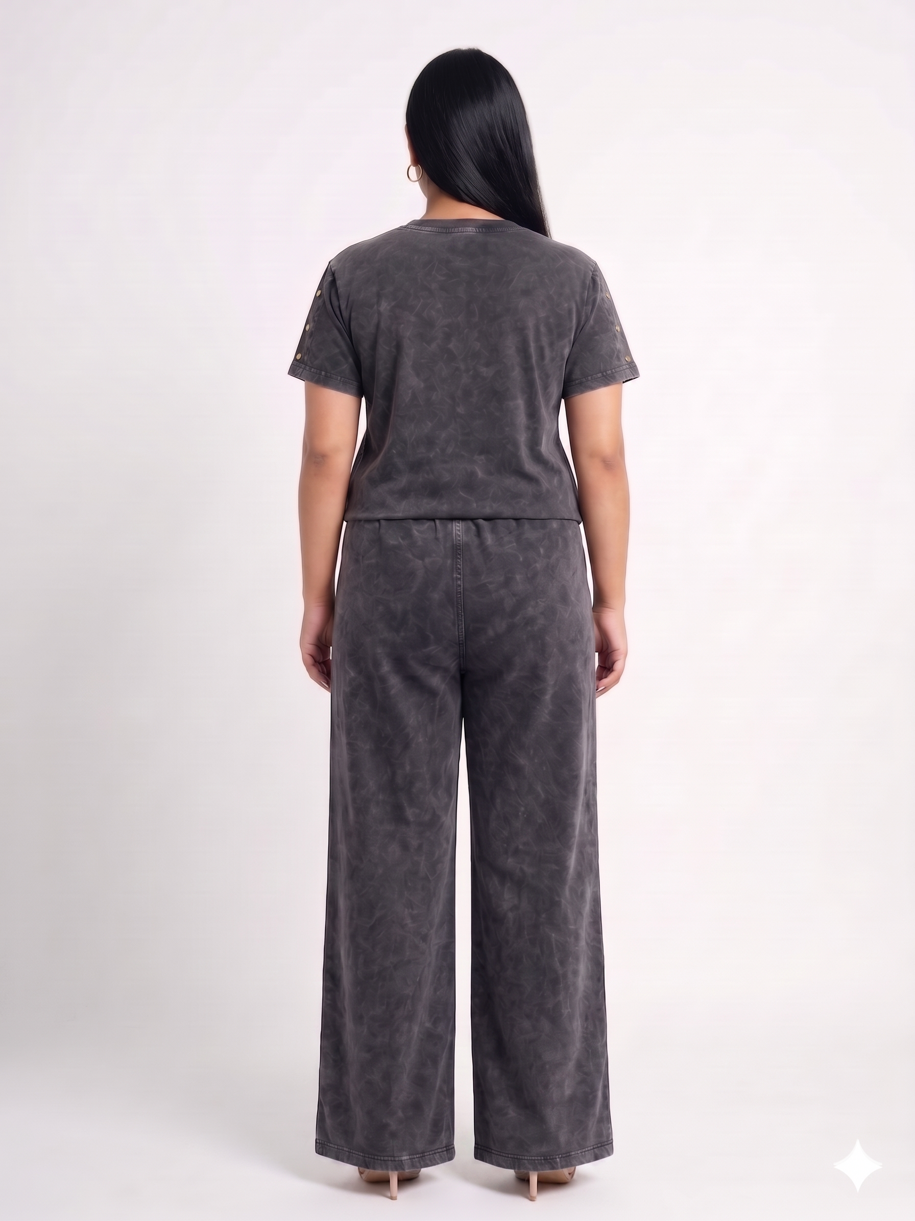 STRYYK Eclipse Acid Wash Coord Set – Washed Black
