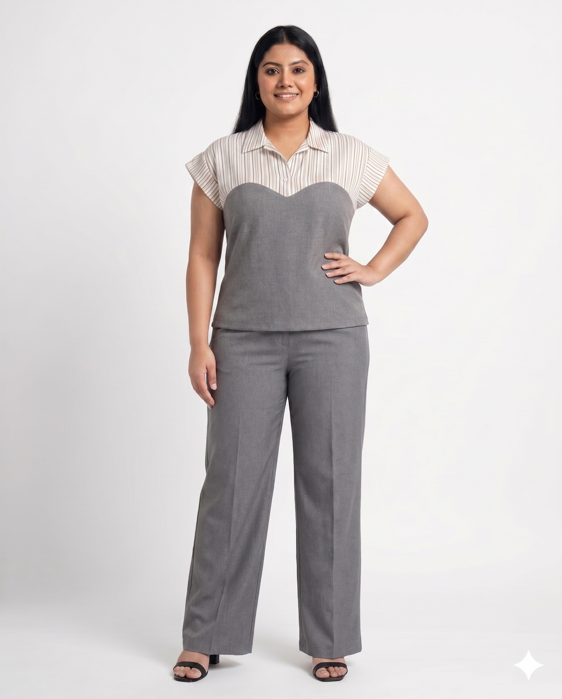 STRYYK Grace Flex Coord Set – Ash Grey