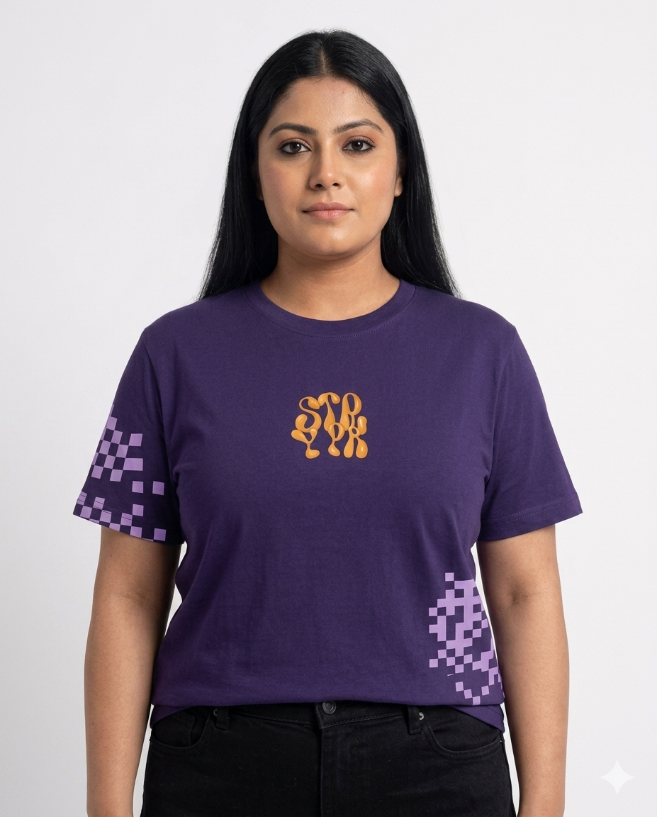 STRYYK Garfield Drift Tee – Royal Purple