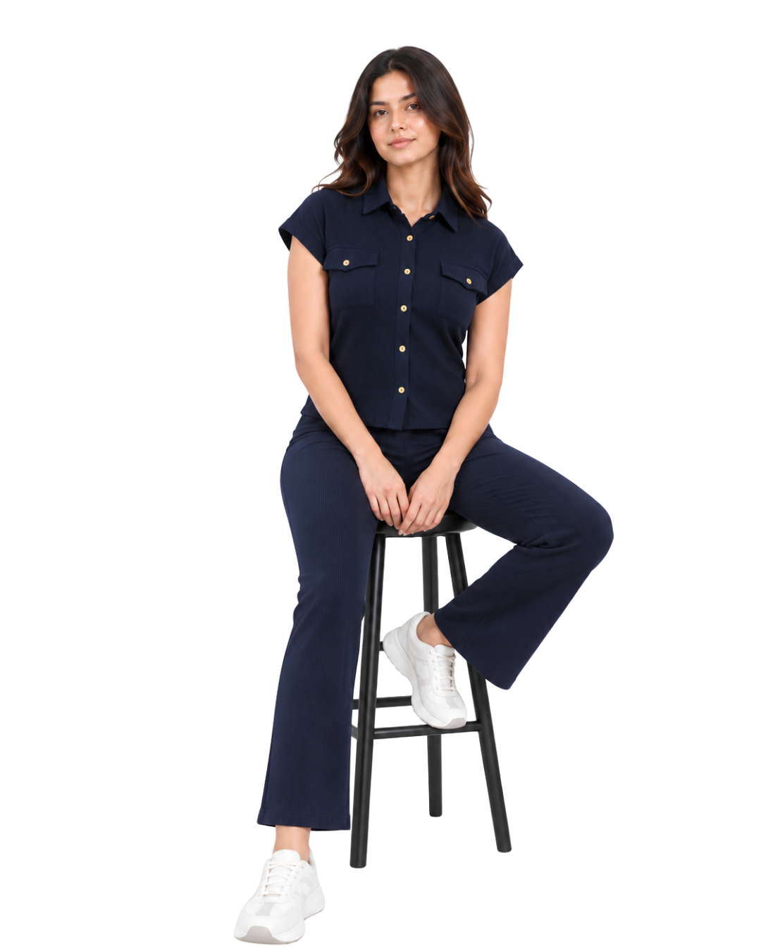 STRYYK Ribbed Cotton Coord Set - Height 5'8"–6'2"
