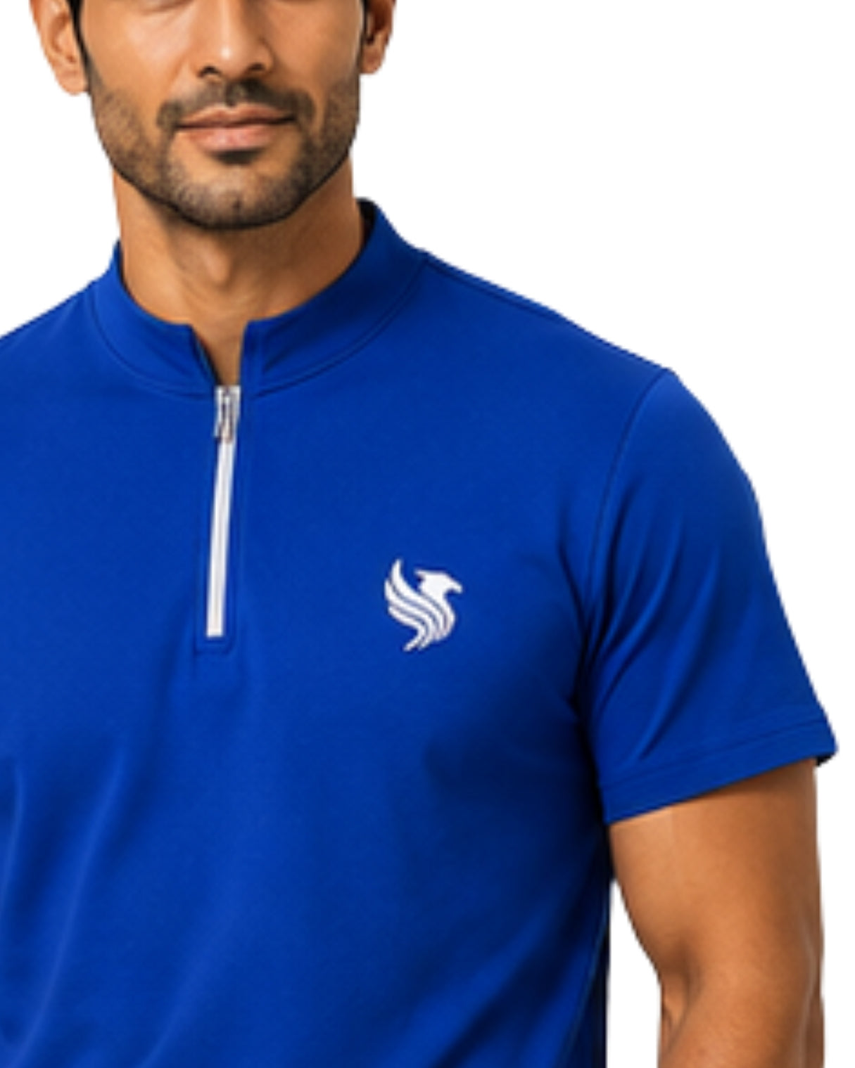 STRYYK Elevate High-Neck Tee – Royal Blue