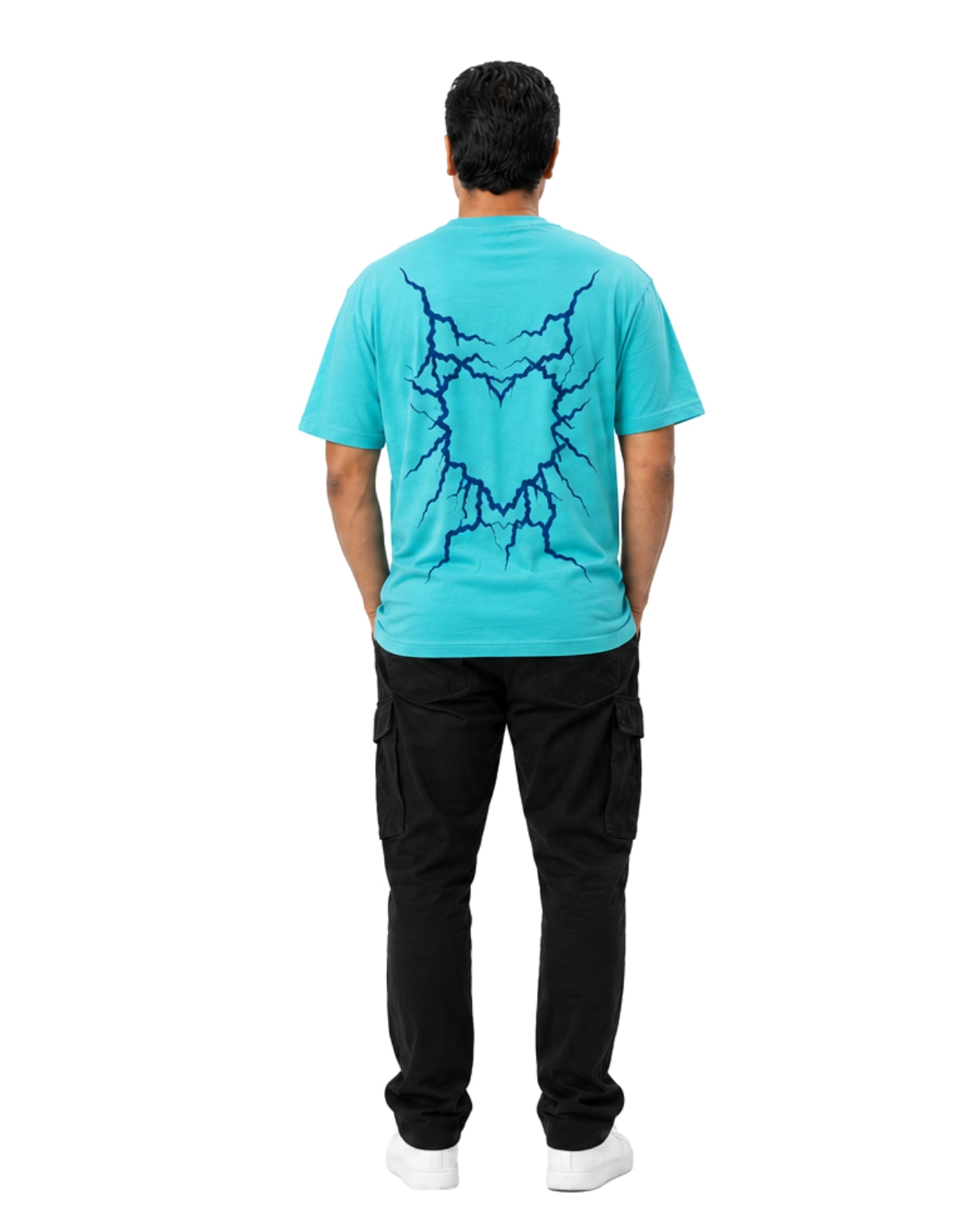 STRYYK Voltage Sky Blue Graphic T-Shirt