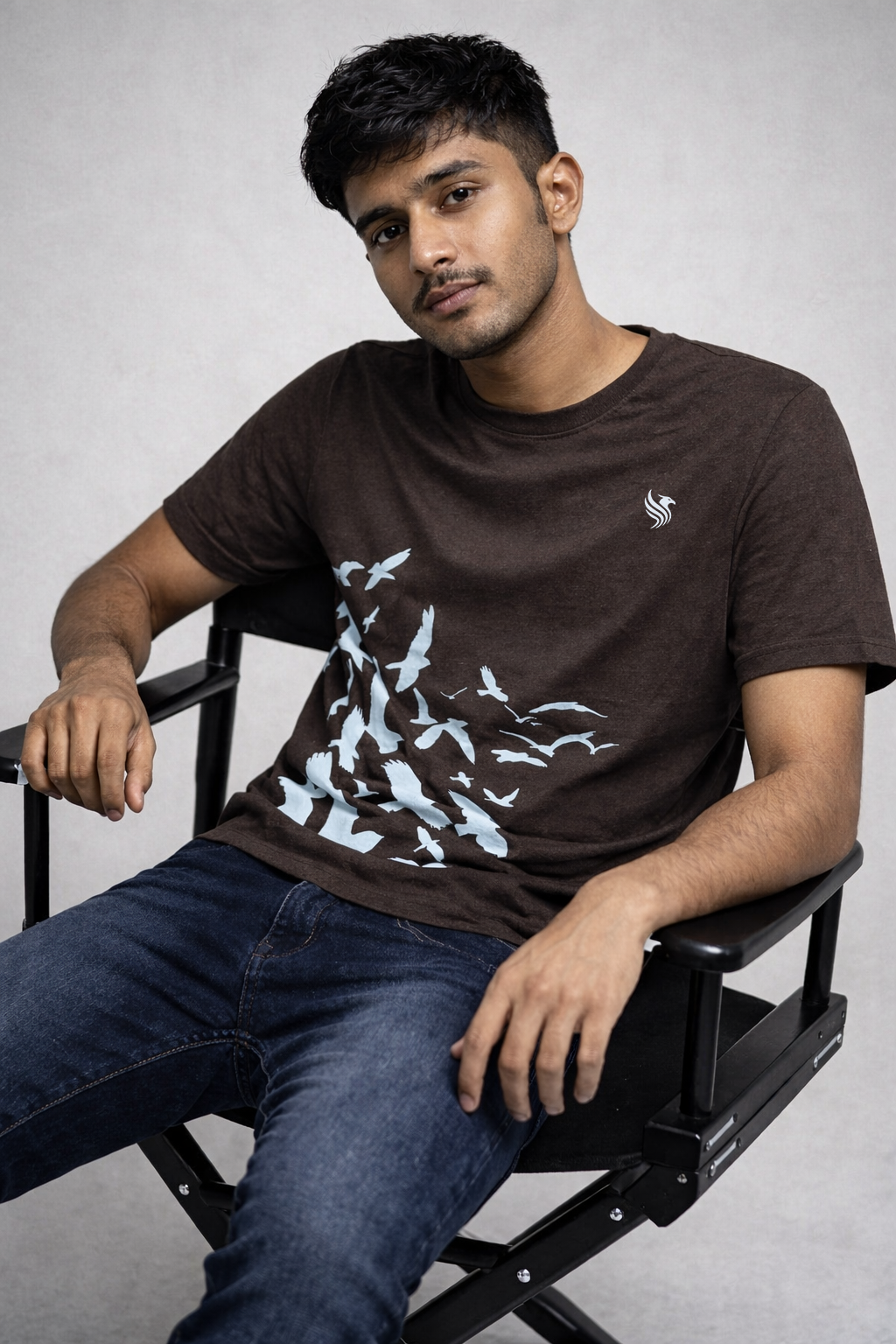 STRYYK Orbit Brown Graphic T-Shirt