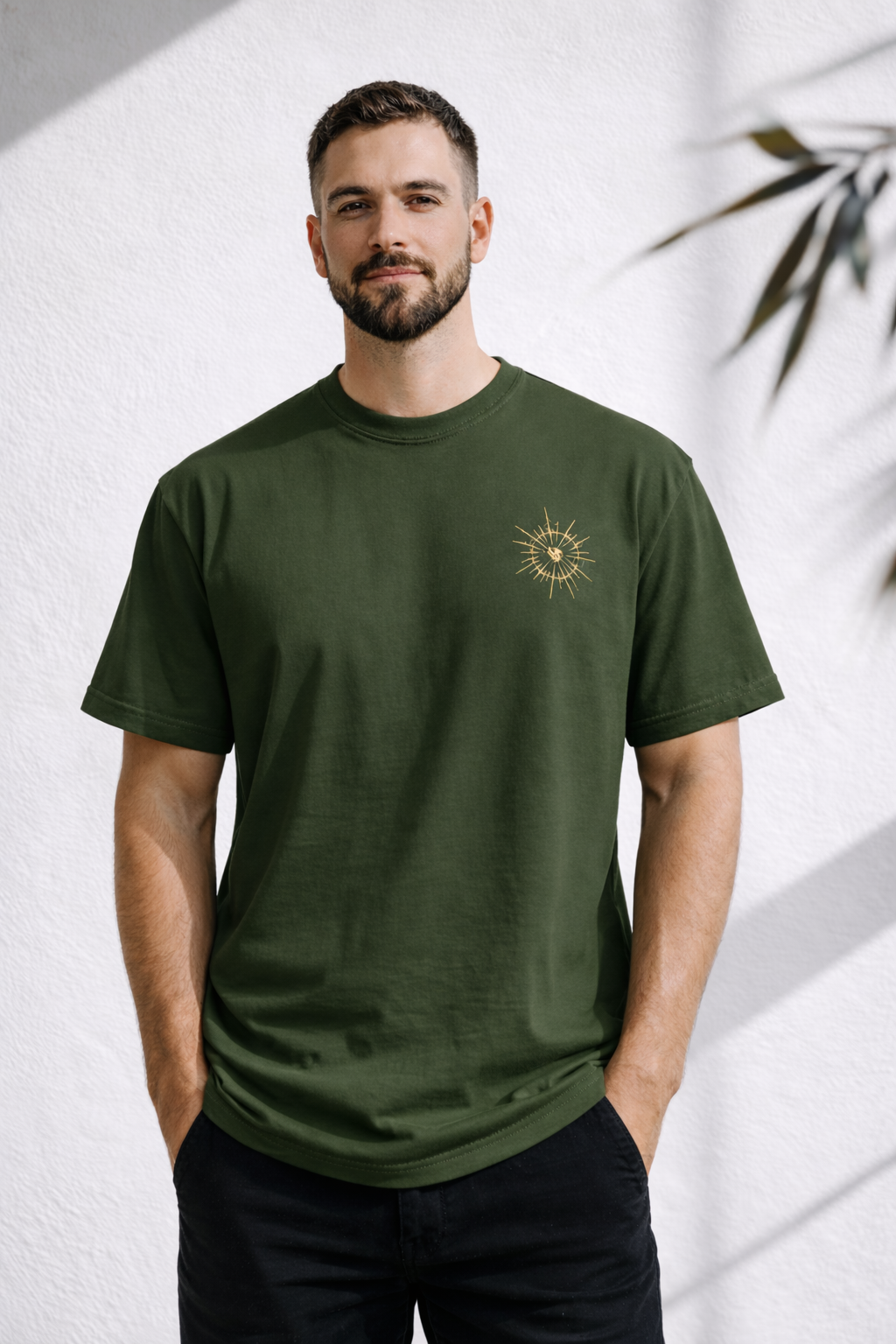STRYYK Chaos Core Olive Green T-Shirt
