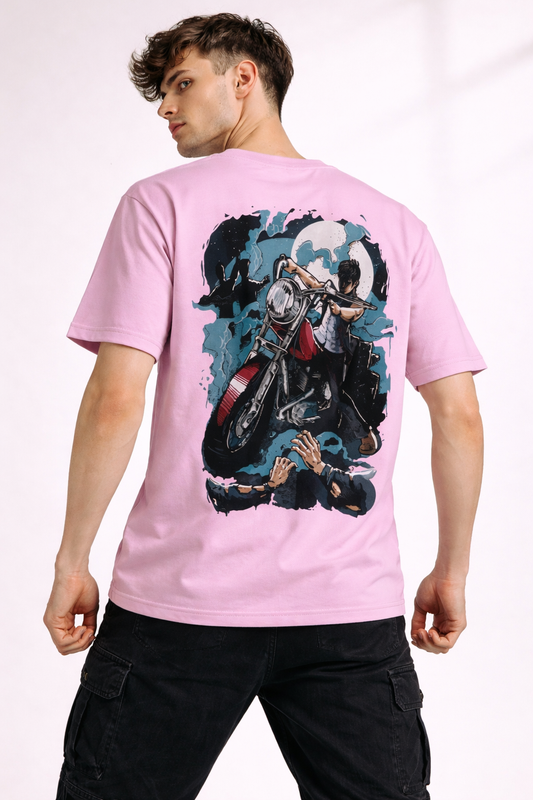 STRYYK Focused Ride Lavender Graphic T-Shirt