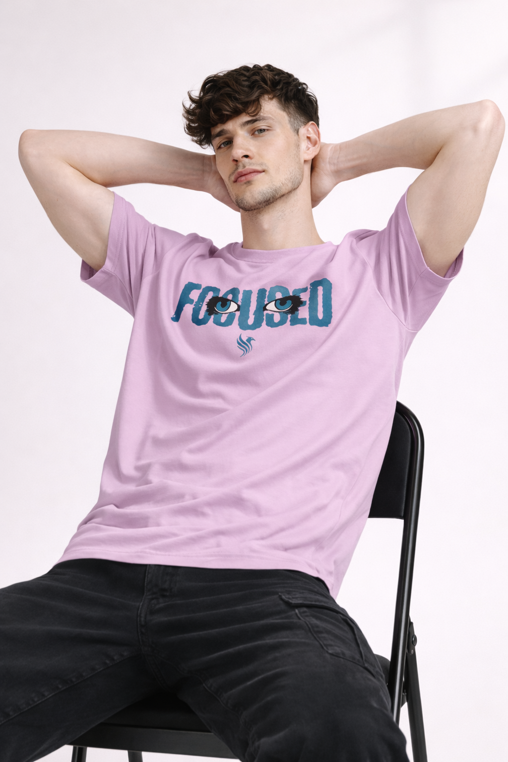 STRYYK Focused Ride Lavender Graphic T-Shirt